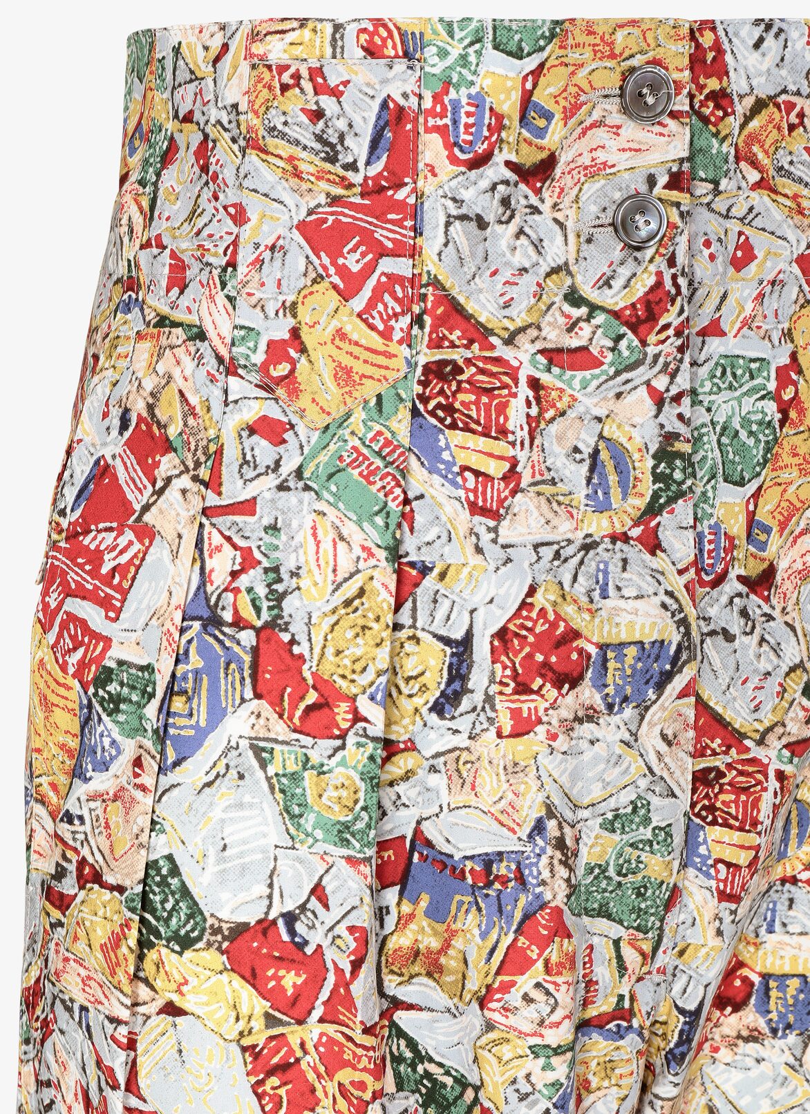 Wide Cut Pant ALAÏA MULTICOLOR WIDE CUT PANT